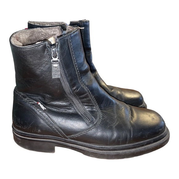 PAJAR MEN’S OTHELLO BLACK LEATHER SIZE : 10 - Picture 3 of 11